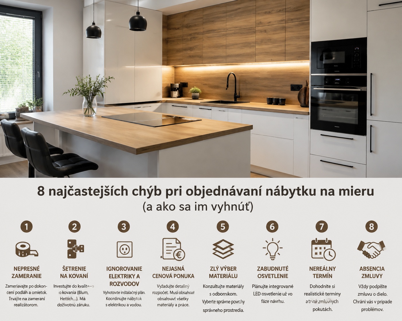 8 najčastejších chýb pri objednávaní nábytku na mieru (a ako sa im vyhnúť)